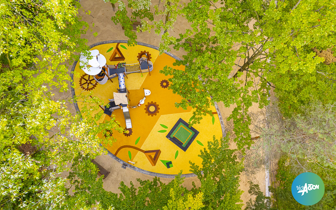 Aire de jeux &ndash; Design &ndash; Courbevoie &ndash; Parc du Mill&eacute;naire (92)