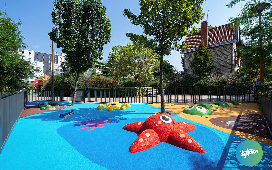 Aire de jeux &ndash; Design &ndash; Pantin &ndash; Parc Stalingrad (93)