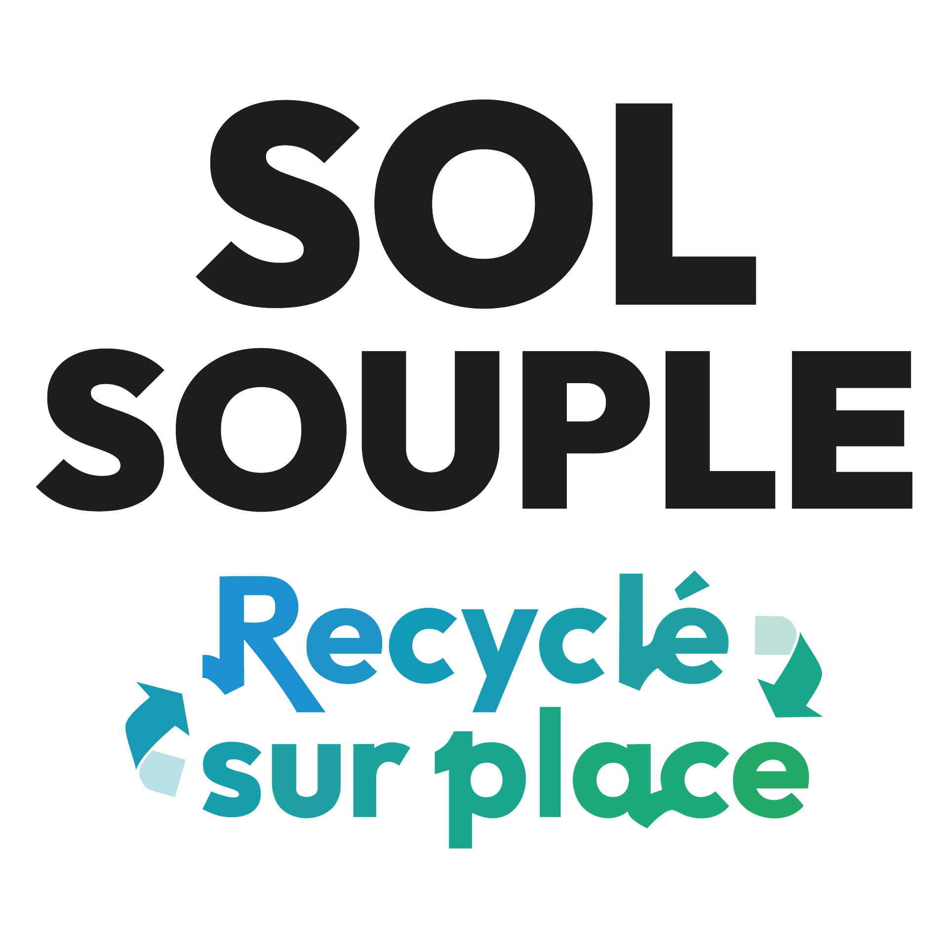 Sol souple Recyclé sur place