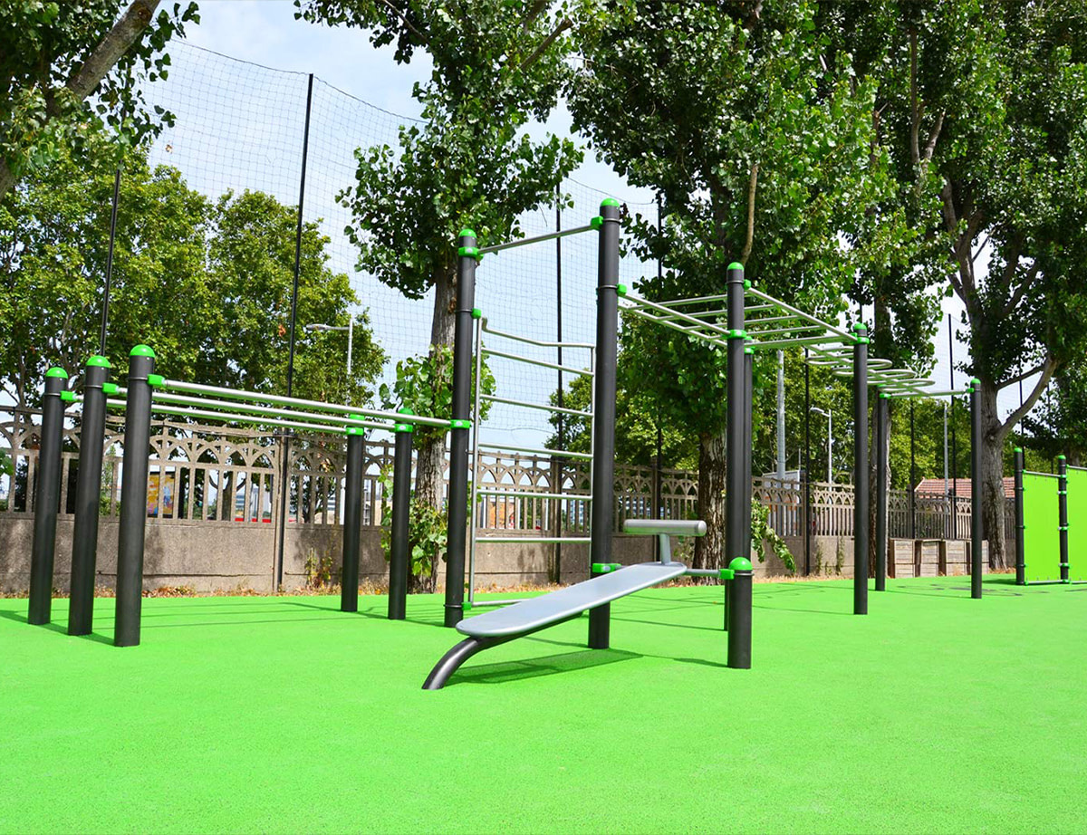 Station de fitness et street-workout, La Garenne-Colombes