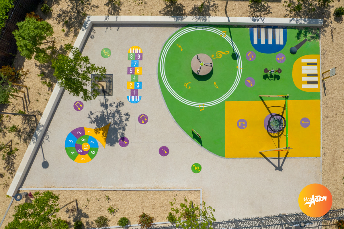 Aire de jeux – Thématique – Bezons – Square Cesaria Evora (95)