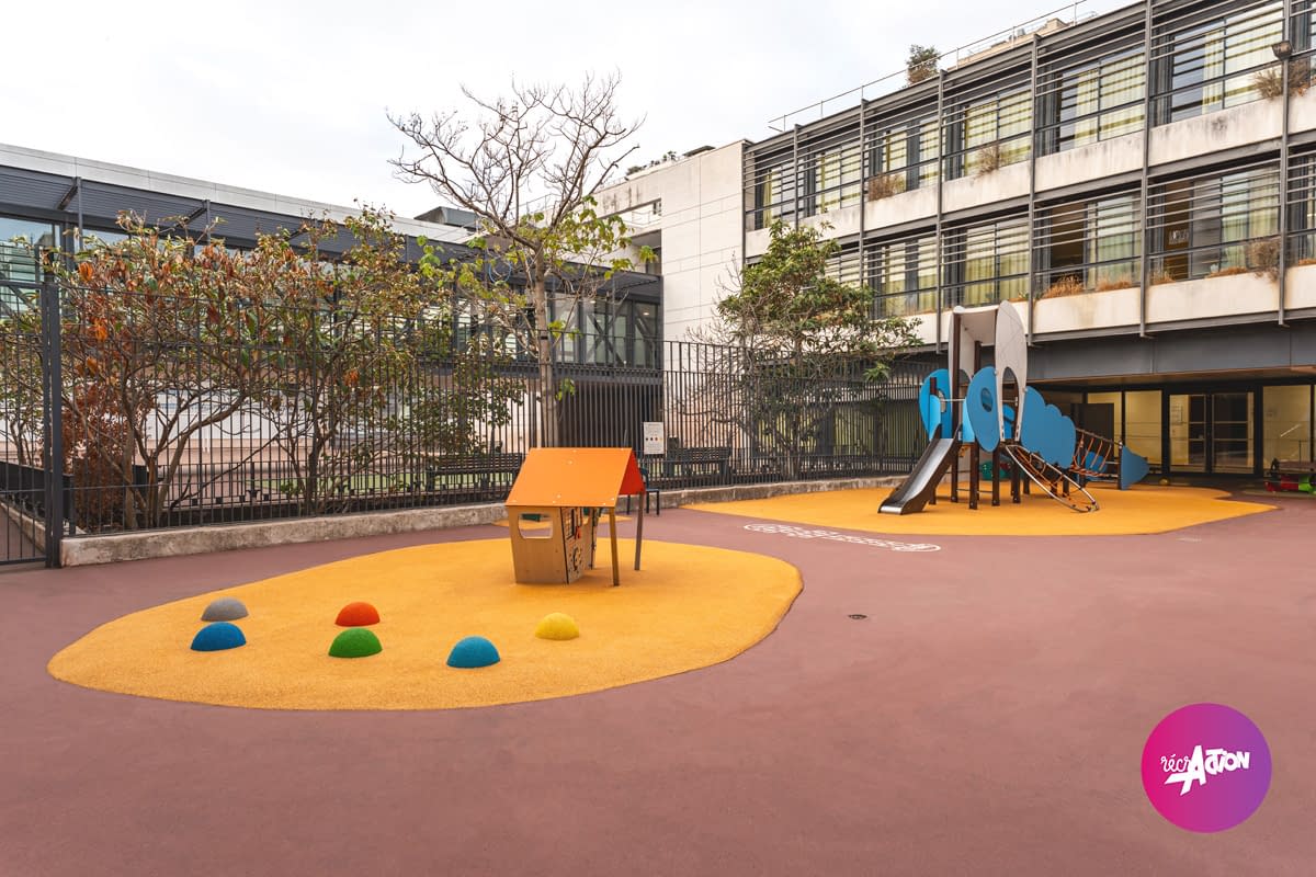 Aire de jeux – Levallois-Perret – École Alfred de Musset (92)