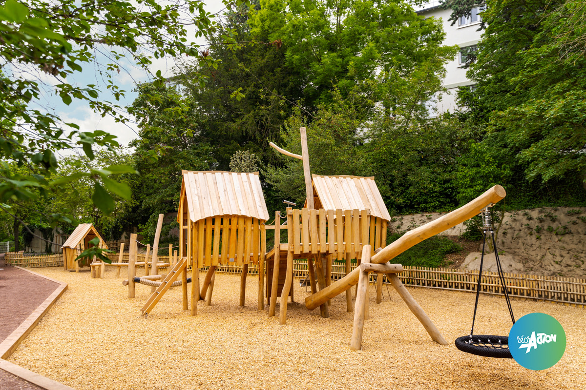 Aire de jeux – Naturelle – Chaville – Square François Mitterrand (92)