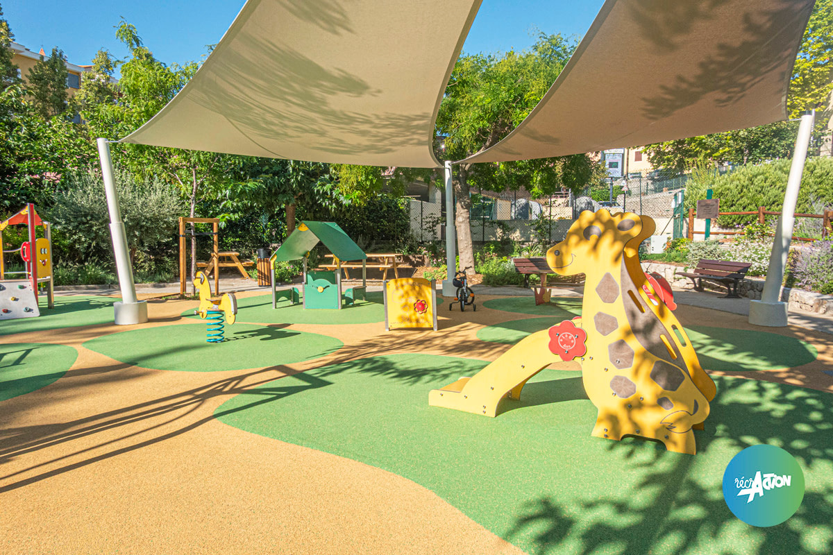 Aire de jeux – Design – Aspremont – Jardin d’enfant la Vigne (06)