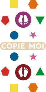 Copie-moi, marquage au sol en peinture pour cour d'école